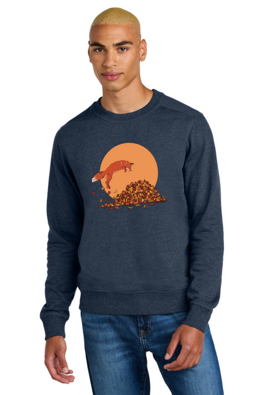 Fox in Leaves Pull-over Sweater